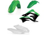 Kit Carene 6 Pezzi Acerbis Verde/Bianco Per Kawasaki Kx 450 F