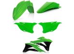 Kit Carene 6 Pezzi Acerbis Modello 2020 Verde/Nero Per Kawasaki
