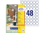 Avery Zweckform 6223-10 Etichette Avery Zweckform, Diametro: 30 Mm