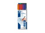 Staedtler 316 B10 Staedtler Lumocolor Marcatore Non Permanente 316F, Confezione Da 10 Pezzi