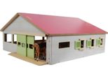 Stalla Per Cavalli Giocattolo Globe Per Bambini Con 3 Stalli E Vicolo 1:32