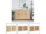 The Living Store Armadi A Muro 2 Pezzi In Legno Rovere Sonoma