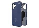 Speck Presidio2 Grip Clicklock & Magsafe - Custodia Per Iphone 16 Plus (Coastal Blue / Dusty Grey / White)