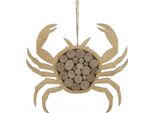 Mauro Ferretti Decorazione Da Appendere Granchio Nature 35X2X31 Cm Naturale