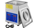 Pulitore A Ultrasuoni 60W - Dispositivo Di Pulizia Riscaldabile Con Timer - Efficiente Pulizia A Ultrasuoni Per Gioielli, Occhiali E Componenti
