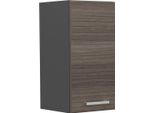 Vicco Pensile Da Cucina R-Line, 30 Cm, Grigio Nobile/Antracite