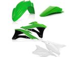 Kit Carene 6 Pezzi Acerbis Modello 2016 Verde/Bianco Per Kawasaki