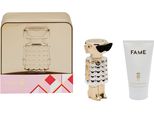 Duft-Set PACO RABANNE Eau de Parfum Fame, grau (gelb), Parfüms, Damen, 50ml, mit sinnlich-charaktervollen Komposition