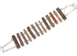 1Pc Pappagallo Corda Naturale Legno Scala Altalena Giocattolo Appeso Arrampicata Ponte Uccello Animale Domestico Masticare Giocattolo