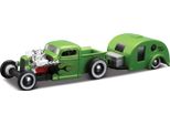 Maisto - Design Tow & Go, Rimorchio Da Viaggio Chevrolet Pick-Up Del 1936, 1:64