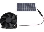 Kit Ventilatore A Pannello Solare Da 10 W, Ventilatore Di Scarico In Silicio Monocristallino A Energia Solare, Ventilatore A Pannello Solare Portatile E Silenzioso Per Uso Esterno