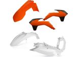 Kit Carene 5 Pezzi Acerbis Modello 2016 Arancio/Bianco Per Ktm