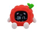 Youha Sleep Trainer E Sveglia Per Bambini - Sveglia Wireless Con Touch Screen, Luce Notturna E 8 Colori Regolabili - Figura Raspberry