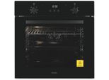 EXQUISIT Einbaubackofen EBE278-U-020 schwarz, A (A+++-D), schwarz, B:59,5cm H:59,5cm T:56,7cm, Backöfen