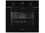 EXQUISIT Einbaubackofen EBE257-H-020, A (A+++-D), schwarz, B:59,5cm H:59,5cm T:53cm, Backöfen
