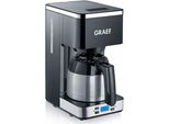 GRAEF Filterkaffeemaschine FK 512, schwarz, 1 l, 8 Tasse(n), Kaffeemaschinen, mit Timer und Thermokanne