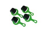 Eduplay 370009 Set Di Rulli Per Pittura E Modellazione 3, 15,5 X 9 X 6 Cm, Verde/Nero, 4 Pezzi (1 Set)