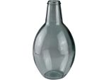 Bodenvase AM DESIGN, transparent, B:20,00cm H:38,00cm T:20,00cm, Glas, Vasen, mundgelasen, Höhe 38 cm