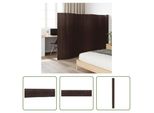 The Living Store Paravent Marrone Scuro 165X800 Cm Bamboo