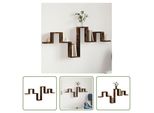 The Living Store Mensola A Muro Rovere Fumé 104,5X10X43 Cm Materiale In Legno