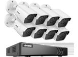 Sistema Di Sicurezza 8CH Dvr Cctv, Risoluzione 5MP Ultra Hd, Visione Notturna A Infrarossi, Telecamera Cmos 5MP, 2T