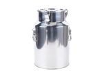 Cestino Per Cereali In Acciaio Inox, Capacità 18 Litri, Design Ecologico, Argento