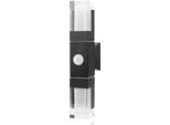 Applique A Led, Illuminazione Verso L'alto E Verso Il Basso, Design Contemporaneo, Bianco Caldo (2700-3500K), Rilevatore Di Movimento Da 14W