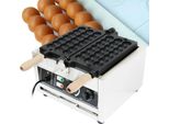 Macchina Per Waffle Commerciale, Potenza 1500 W, Controllo Della Temperatura Regolabile, Superficie Con Rivestimento Antiaderente