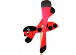 Mulino A Vento Da Giardino Grande 47Cm Coccinella | Deterrente Decorativo Per Uccelli | Decorazione Da Giardino | Ventilatore Da Giardino Contro I Parassiti | Decorazione Per La Casa