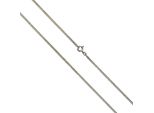 Collierkettchen Vivance "925 Silber Panzerkette Diamantiert", Weiß, Halsketten, Damen, 50Cm, Silber 925 (Sterlingsilber), L: 50 B: 2Mm, GläNzend, B:2Mm