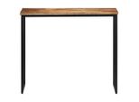 Consolle In Teak Massiccio Riciclato 90 X 30 X 76 Cm