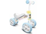 Disney Balance Bike 4 Ruote Play Time Mickey Loopfiets Met 4 Wielen Junior Bianco/Azzurro