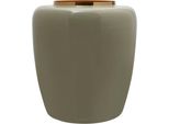 Dekovase KAYOOM Vase Art Deco 125, gold (goldfarben), B:34cm H:36,5cm T:34cm Ø:34cm, Vasen