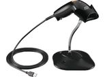 Zebra LS1203, 1D, Kit (Usb), Antracite Scanner Portatile, Retail, 1D, Laser, 100 Scansioni/Sec, Incl..: Cavo (Usb), Supporto, Adattatore
