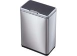 Eko - Cestino Mirage Sensor 45 Litri - Acciaio Inox Plastica - Acciaio Inox Opaco, Nero