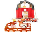 Small Foot World 10800 Fattoria Con Accessori, 19 Pezzi (1 Set)