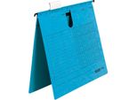 25X Falken 80002702 HäNgehefter Unireg - A4, 230 G/Qm, Kfm. Heftung, Manila-Rc-Karton, Blau