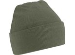 Cappello / Berretto Unisex In Maglia Beechfield, Extra Soft RW210 (Taglia Unica) (Olive)