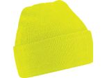 Cappello / Berretto Unisex In Maglia Beechfield, Extra Soft RW210 (Taglia Unica) (Giallo Neon)