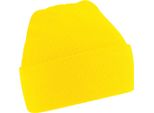 Cappello / Berretto Unisex In Maglia Beechfield, Extra Soft RW210 (Taglia Unica) (Giallo)