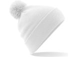 Cappello Unisex Beechfield Con Pompon RW3666 (Taglia Unica) (Bianco)