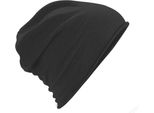 Beechfield Unisex Jersey Beanie / Cappello A Maglia RW4077 (Taglia Unica) (Nero)