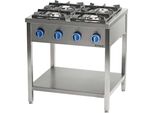 Cucina A Gas Serie 700 - G20, 4 Fuochi (2X5+2X7), 800 X 700 X 850 Mm (Lxxh)