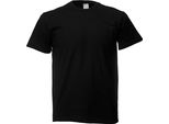 T-Shirt Da Uomo A Maniche Corte Per Il Tempo Libero BC3904 (Large) (Nero)