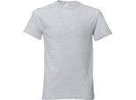 T-Shirt Da Uomo A Manica Corta Per Il Tempo Libero BC3904 (Large) (Grigio Screziato)