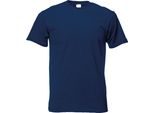 T-Shirt Da Uomo A Maniche Corte Per Il Tempo Libero BC3904 (Medium) (Blu Navy)