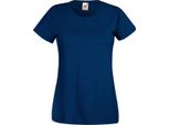 Maglietta Fruit Of The Loom Lady-Fit Donna BC1354 (Xs) (Marineblau)