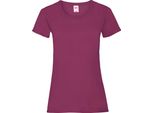 Maglietta Fruit Of The Loom Lady-Fit Donna BC1354 (Xs) (Burgunder)