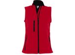 Sols Ladies Rallye Softshell Bodywarmer / Softshell Waistcoat PC350 (Medium) (Red)