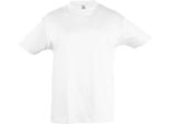 Sols Kids Maglietta Regent, Manica Corta PC357 (8 Anni (128)) (Bianco)